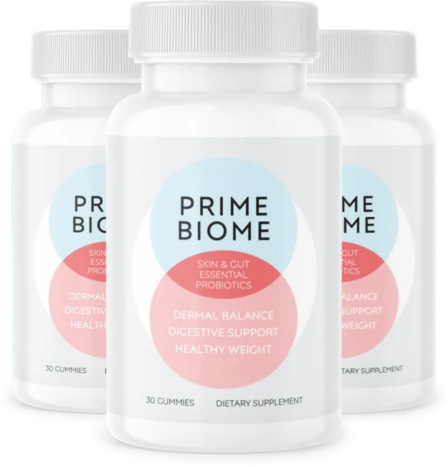PrimeBiome 3 Bottle Package