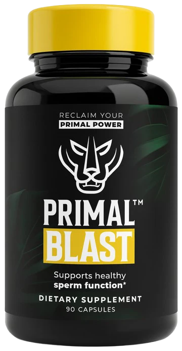 Primal Blast Male Vitality Supplement Bottle