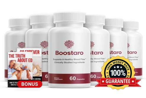 Boostaro Reviews 2026 – 6 Bottle Bundle with Free Bonus Books Male Enhancement