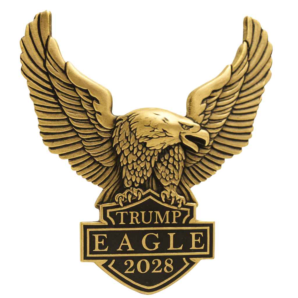 Trump Golden Eagle Badge – Limited Edition Patriotic Collectible 2026