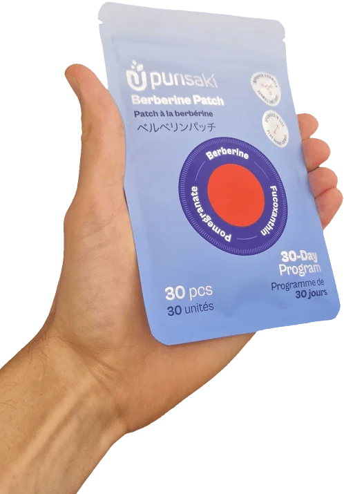 Purisaki Patch Package In Hand 30 Day Results Review 2026 Weight Loss Berberine