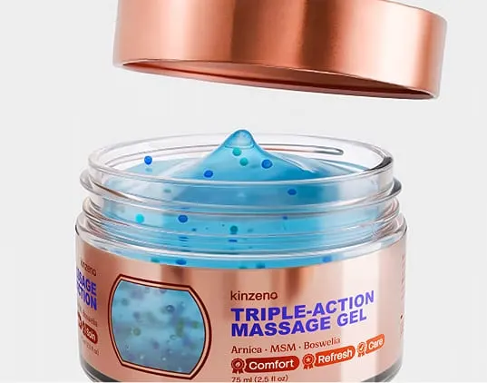 Kinzeno Reviews 2026 Triple Action Micro-Bubble Massage Gel Joint Muscle Pain Relief Natural Botanical