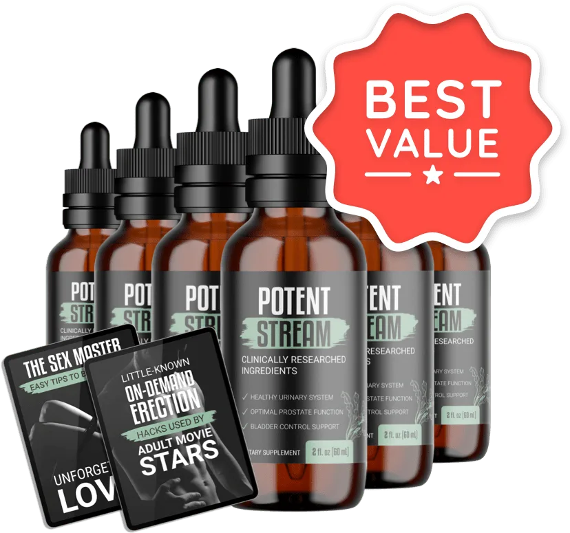 PotentStream Reviews Customer Results 2026 Verified Men Prostate Health Urinary Flow Liquid Dropper
