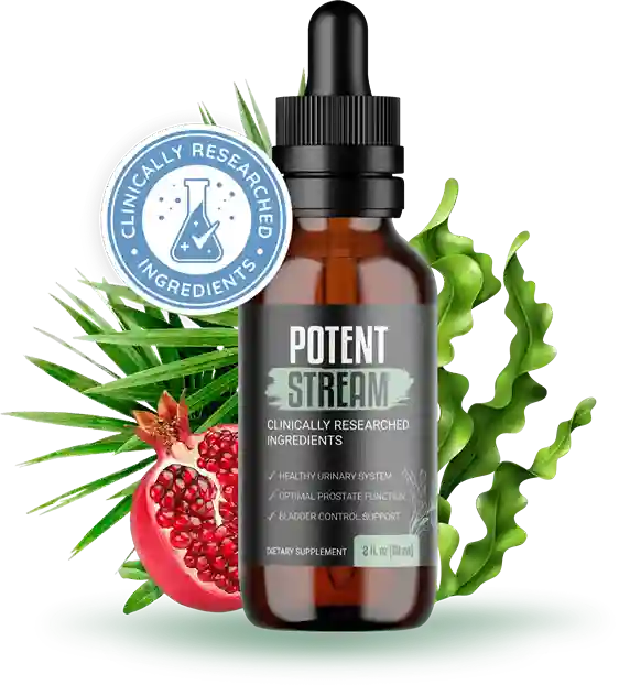 PotentStream Reviews 2026 9 Ingredient Prostate Health Liquid Dropper Hard Water Mineral Natural USA