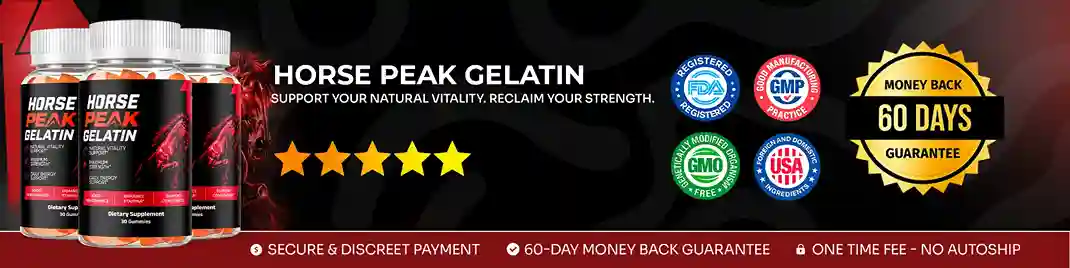Horse Peak Gelatin Reviews 2026 β 7-Ingredient Male Vitality Gummy horse peak gelatin reviews 2026 β 7-ingredient male vitality gummy 250mg dual l-arginine maca panax ginseng horny goat weed beet root grape seed