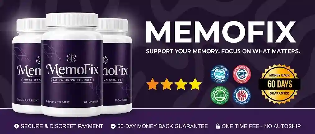 memofix reviews 2026 — natural memory and cognitive support supplement 5 ingredients FDA registered facility