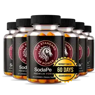 SodaPeak Reviews Customer Results 2026 Verified Buyers Men Over 40 Male Vitality Gummy Energy Stamina Drive Libido Ashwagandha Maca Tribulus L-Arginine GMP FDA USA BuyGoods 60 Day Guarantee
