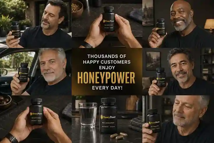 honeypower customer reviews 2026 — real men's results testimonials honeypower male vitality capsule energy drive circulation tongkat ali horny goat weed before after