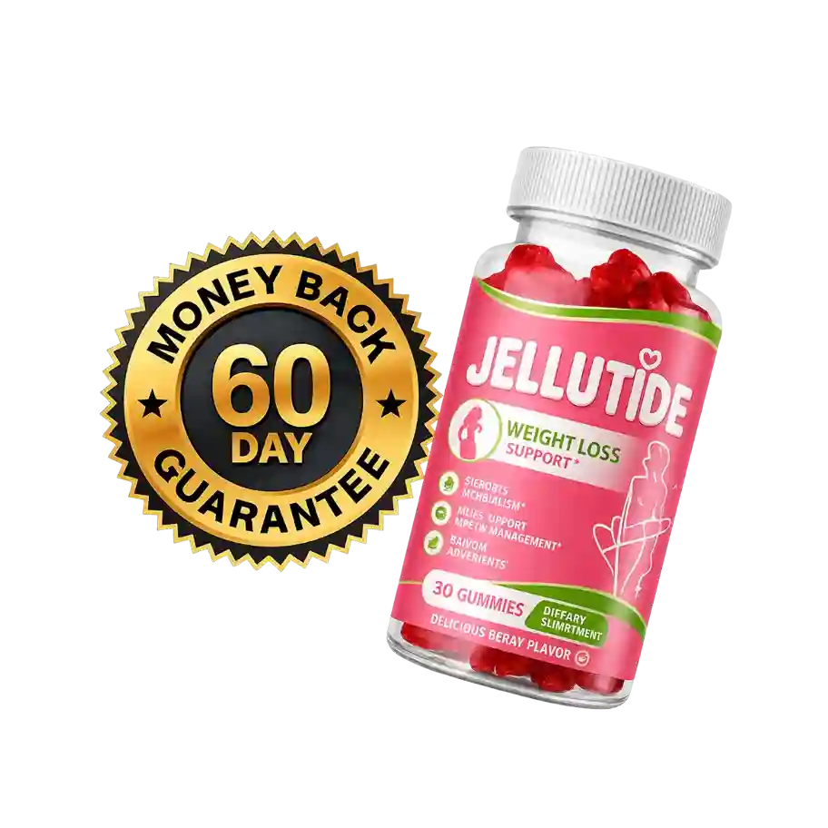 order jellutide official 2026 — GLP-1 support weight loss gummy chromium gymnema coleus african mango capsicum panax ginseng L-carnitine green tea raspberry ketones metabolic fat burning formula